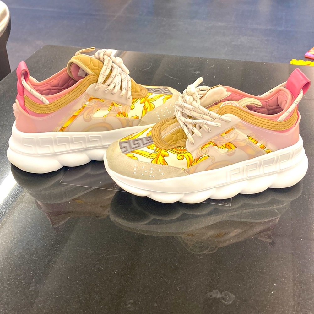 Versace Chain Reaction sneakers.